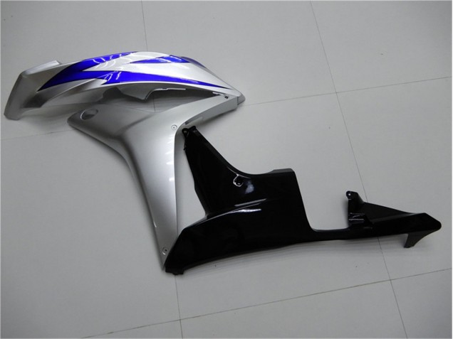 Carenado Moto CBR 600 RR 2007-2008 - Azul Plata Negro Carenado Moto CBR 600 RR 2007-2008 - Azul Plata Negro