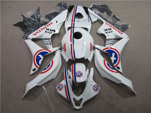 Carenado Moto CBR 600 RR 2007-2008 - Blanco R Carenado Moto CBR 600 RR 2007-2008 - Blanco R