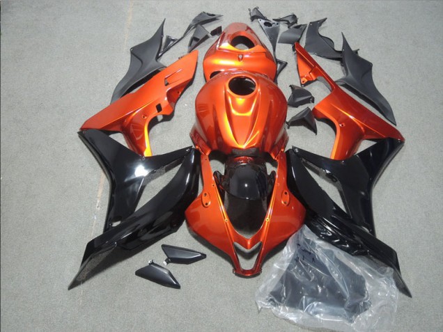 Carenado Moto CBR 600 RR 2007-2008 - Naranja Negro Carenado Moto CBR 600 RR 2007-2008 - Naranja Negro
