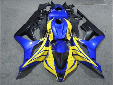Carenado Moto CBR 600 RR 2007-2008 - Negro Azul Amarillo