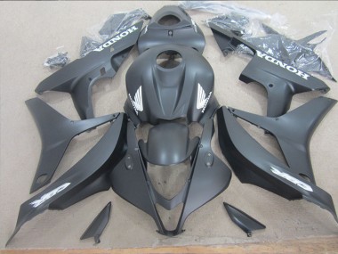 Carenado Moto CBR 600 RR 2007-2008 - Negro Blanco Calcomanía