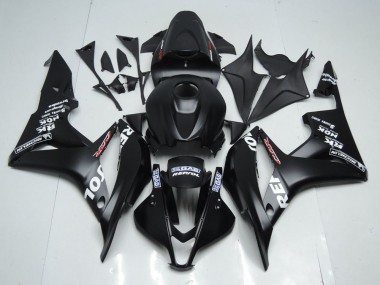 Carenado Moto CBR 600 RR 2007-2008 - Negro Mate Repsol