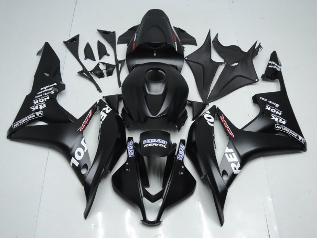 Carenado Moto CBR 600 RR 2007-2008 - Negro Mate Repsol Carenado Moto CBR 600 RR 2007-2008 - Negro Mate Repsol