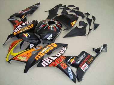 Carenado Moto CBR 600 RR 2007-2008 - Negro Mate Rossi