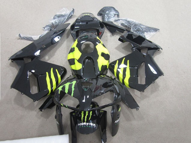Carenado Moto CBR 600 RR 2007-2008 - Negro Monster Verde Carenado Moto CBR 600 RR 2007-2008 - Negro Monster Verde
