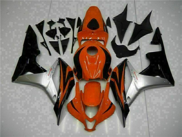 Carenado Moto CBR 600 RR 2007-2008 - Negro Rojo Plata Carenado Moto CBR 600 RR 2007-2008 - Negro Rojo Plata