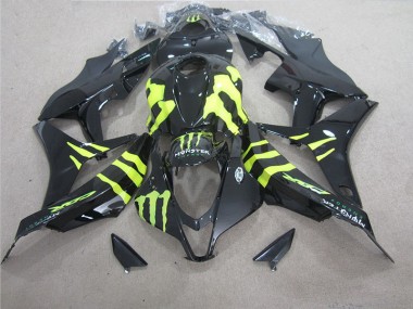 Carenado Moto CBR 600 RR 2007-2008 - Negro Verde Monster