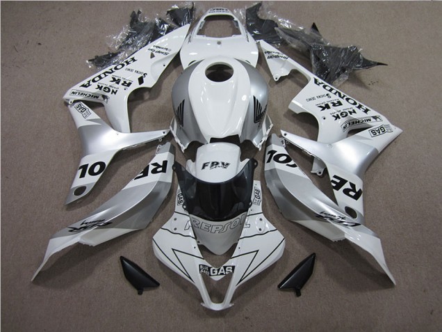 Carenado Moto CBR 600 RR 2007-2008 - Plata Repsol Carenado Moto CBR 600 RR 2007-2008 - Plata Repsol