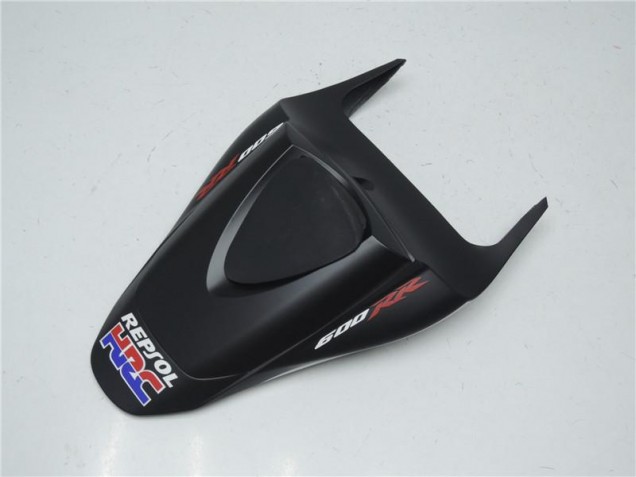 Carenado Moto CBR 600 RR 2007-2008 - Plata Repsol Negro Carenado Moto CBR 600 RR 2007-2008 - Plata Repsol Negro