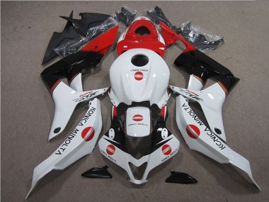 Carenado Moto CBR 600 RR 2007-2008 - Rojo Blanco Negro Konica Minolta