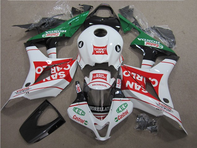 Carenado Moto CBR 600 RR 2007-2008 - Rojo Blanco San Carlo Carenado Moto CBR 600 RR 2007-2008 - Rojo Blanco San Carlo