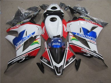 Carenado Moto CBR 600 RR 2009-2012 - Azul Blanco EUROBET Lee