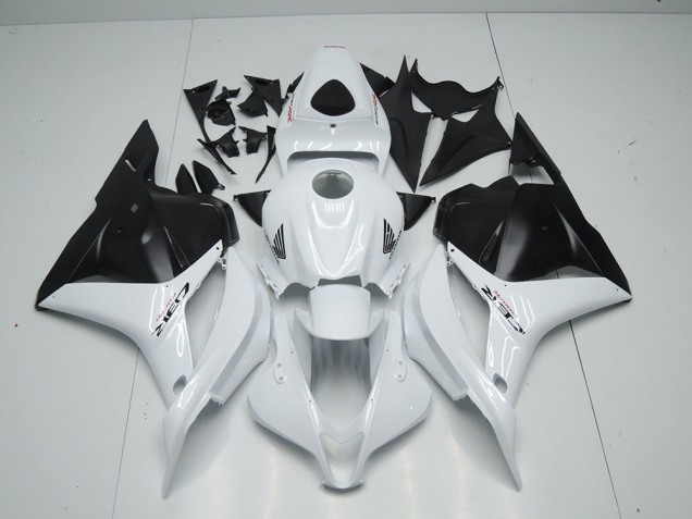 Carenado Moto CBR 600 RR 2009-2012 - Blanco Negro Mate Carenado Moto CBR 600 RR 2009-2012 - Blanco Negro Mate
