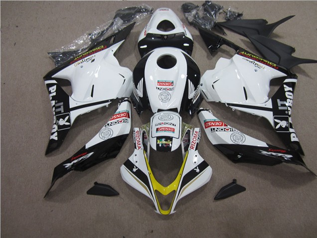 Carenado Moto CBR 600 RR 2009-2012 - Blanco Negro RIZOMA Carenado Moto CBR 600 RR 2009-2012 - Blanco Negro RIZOMA