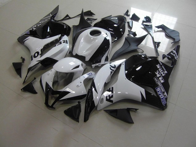Carenado Moto CBR 600 RR 2009-2012 - Blanco Negro Repsol Carenado Moto CBR 600 RR 2009-2012 - Blanco Negro Repsol