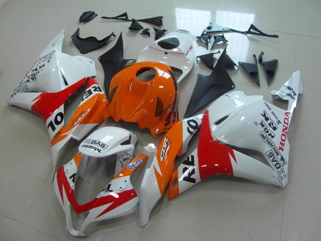 Carenado Moto CBR 600 RR 2009-2012 - Blanco Nuevo Repsol Carenado Moto CBR 600 RR 2009-2012 - Blanco Nuevo Repsol