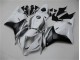 Carenado Moto CBR 600 RR 2009-2012 - Blanco Plata Negro Carenado Moto CBR 600 RR 2009-2012 - Blanco Plata Negro