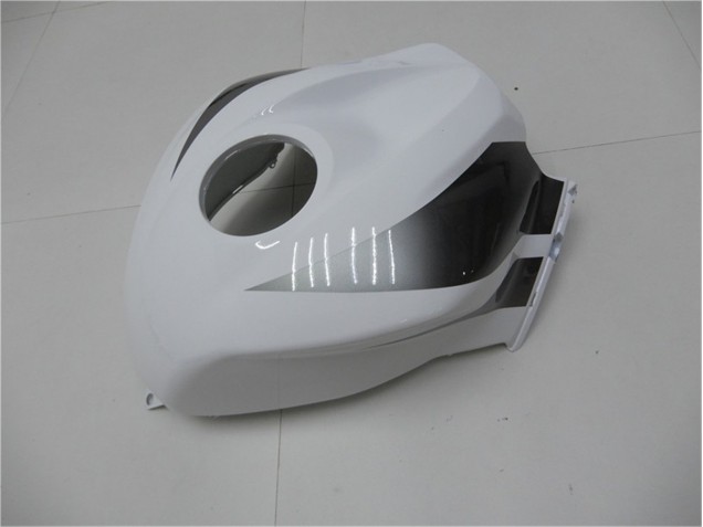 Carenado Moto CBR 600 RR 2009-2012 - Blanco Plata Negro Carenado Moto CBR 600 RR 2009-2012 - Blanco Plata Negro