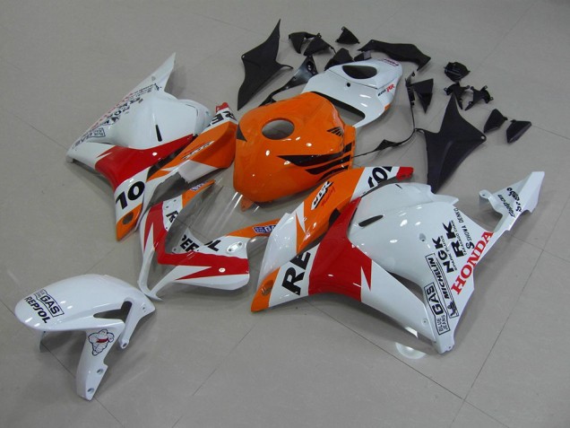 Carenado Moto CBR 600 RR 2009-2012 - Blanco Repsol Carenado Moto CBR 600 RR 2009-2012 - Blanco Repsol