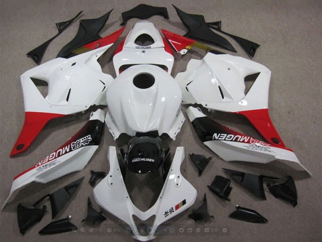 Carenado Moto CBR 600 RR 2009-2012 - Blanco Rojo Negro Mugen Carenado Moto CBR 600 RR 2009-2012 - Blanco Rojo Negro Mugen