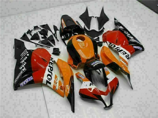 Carenado Moto CBR 600 RR 2009-2012 - Naranja Repsol Carenado Moto CBR 600 RR 2009-2012 - Naranja Repsol