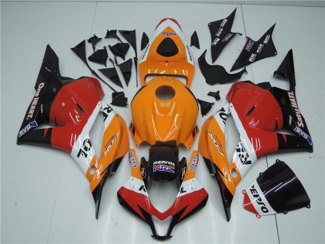 Carenado Moto CBR 600 RR 2009-2012 - Naranja Rojo Negro Repsol Carenado Moto CBR 600 RR 2009-2012 - Naranja Rojo Negro Repsol