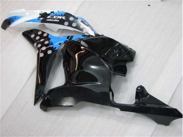 Carenado Moto CBR 600 RR 2009-2012 - Negro Blanco Azul Carenado Moto CBR 600 RR 2009-2012 - Negro Blanco Azul