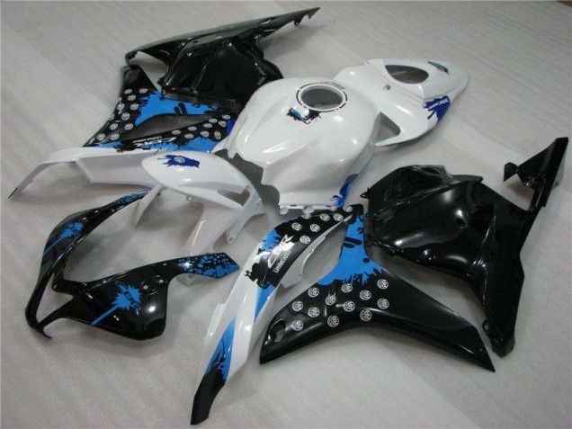 Carenado Moto CBR 600 RR 2009-2012 - Negro Blanco Azul Carenado Moto CBR 600 RR 2009-2012 - Negro Blanco Azul