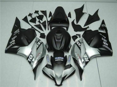 Carenado Moto CBR 600 RR 2009-2012 - Negro Plata Repsol