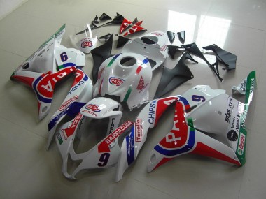 Carenado Moto CBR 600 RR 2009-2012 - Rojo Blanco Pata