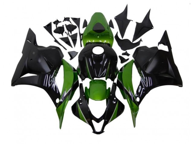 Carenado Moto CBR 600 RR 2009-2012 - Verde Negro Carenado Moto CBR 600 RR 2009-2012 - Verde Negro