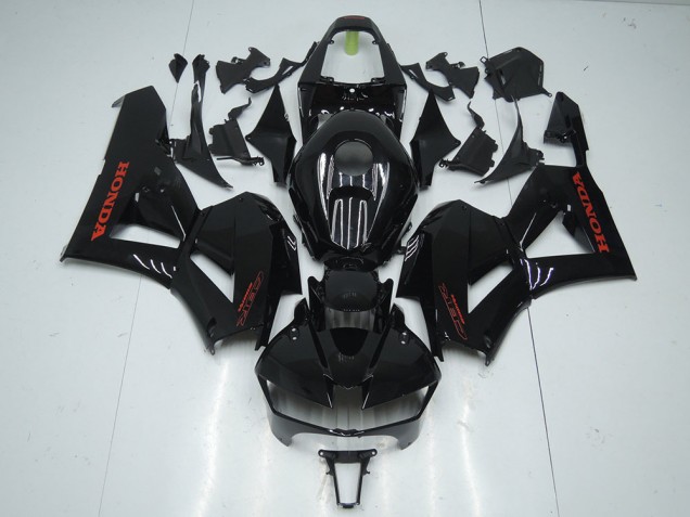 Carenado Moto CBR 600 RR 2013-2021 - Brillante Negro con Rojo Pegatinas Carenado Moto CBR 600 RR 2013-2021 - Brillante Negro con Rojo Pegatinas