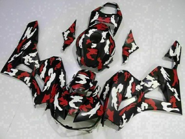 Carenado Moto CBR 600 RR 2013-2021 - Rojo Blanco Negro
