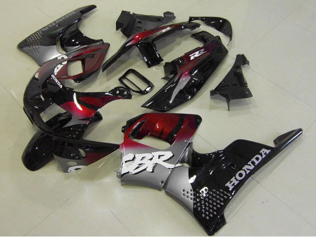 Carenado Moto CBR 900 RR 893 1996-1997 - Rojo Negro Plata Carenado Moto CBR 900 RR 893 1996-1997 - Rojo Negro Plata