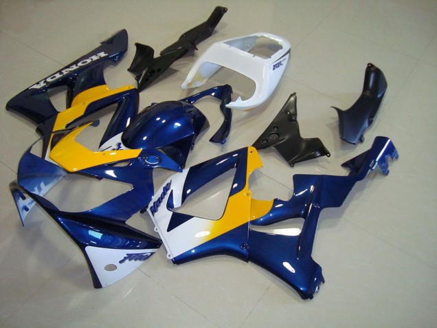 Carenado Moto CBR 900 RR 929 2000-2001 - Oscuro Azul Amarillo Blanco Carenado Moto CBR 900 RR 929 2000-2001 - Oscuro Azul Amarillo Blanco