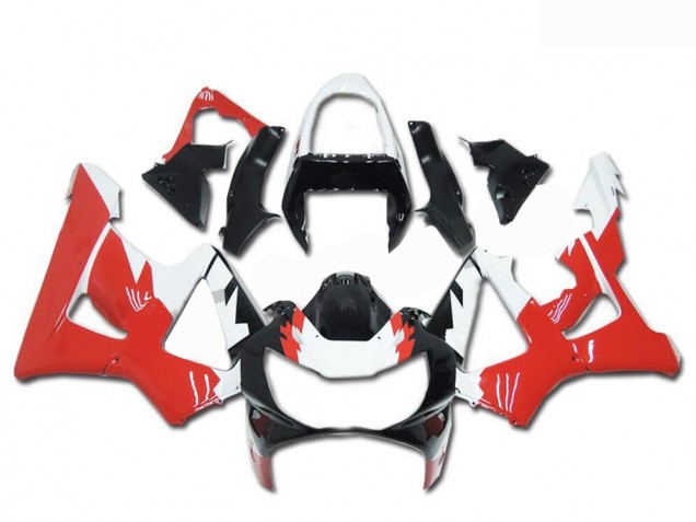 Carenado Moto CBR 900 RR 929RR 2000-2001 - Negro Blanco Rojo Carenado Moto CBR 900 RR 929RR 2000-2001 - Negro Blanco Rojo