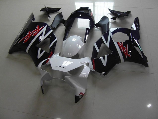 Carenado Moto CBR 900 RR 954 2002-2003 - Negro Blanco Carenado Moto CBR 900 RR 954 2002-2003 - Negro Blanco