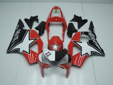 Carenado Moto CBR 900 RR 954 2002-2003 - Negro Rojo Star