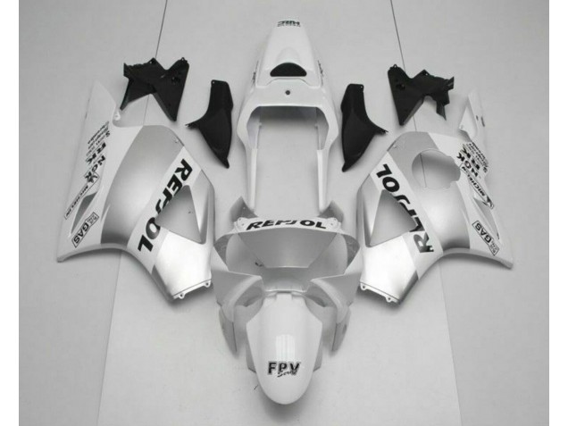 Carenado Moto CBR 900 RR 954RR 2002-2003 - Blanco Plata Negro Repsol Carenado Moto CBR 900 RR 954RR 2002-2003 - Blanco Plata Negro Repsol