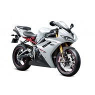 Carenado Moto Daytona 675 Triple 2006-2008 - Blanco Negro