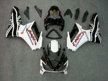 Carenado Moto Daytona 675 Triple 2006-2008 - Negro Blanco