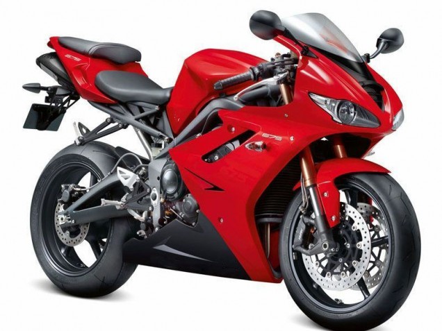 Carenado Moto Daytona 675 Triple 2006-2008 - Rojo Negro Carenado Moto Daytona 675 Triple 2006-2008 - Rojo Negro
