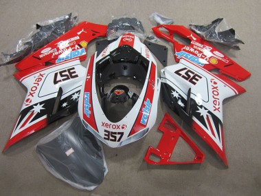 Carenado Moto Ducati 1098 2007-2014 - Rojo Blanco Xerox 357