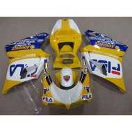 Carenado Moto Ducati 748 1993-2005 - Amarillo Blanco Fila