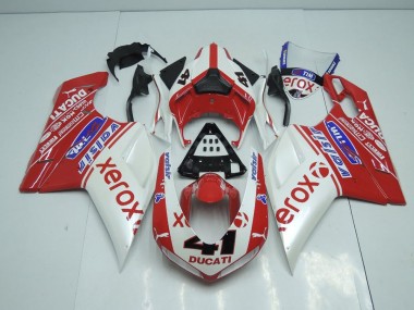 Carenado Moto Ducati 848 1098 1198 2007-2014 - Blanco Perla Nuevo Xerox