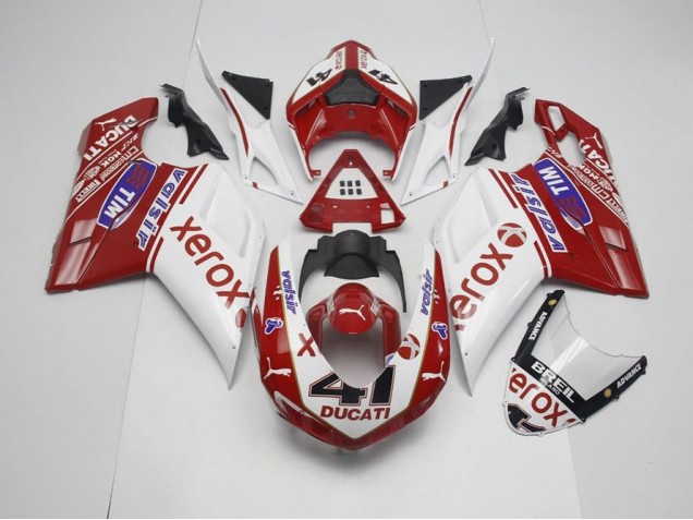 Carenado Moto Ducati 848 1098 1198 2007-2014 - Estilo OEM Xerox con 41 Carenado Moto Ducati 848 1098 1198 2007-2014 - Estilo OEM Xerox con 41