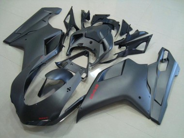 Carenado Moto Ducati 848 1098 1198 2007-2014 - Negro Mate