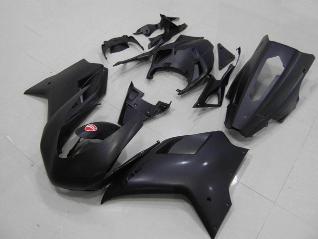 Carenado Moto Ducati 848 1098 1198 2007-2014 - Negro Mate Racing Verision