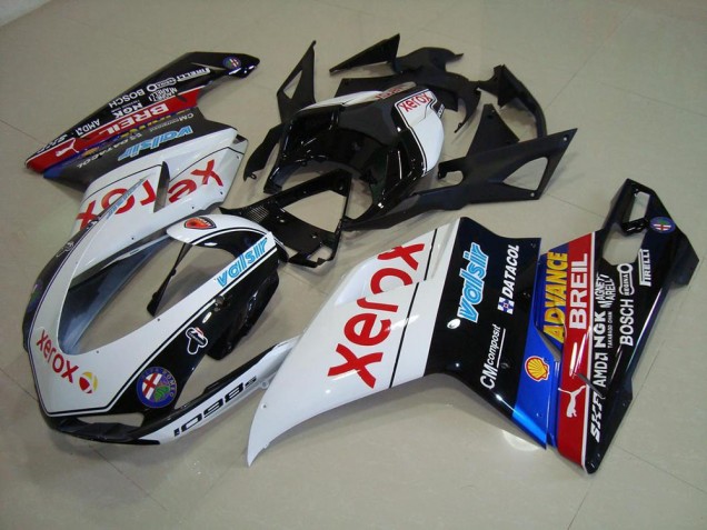 Carenado Moto Ducati 848 1098 1198 2007-2014 - Negro Xerox Carenado Moto Ducati 848 1098 1198 2007-2014 - Negro Xerox