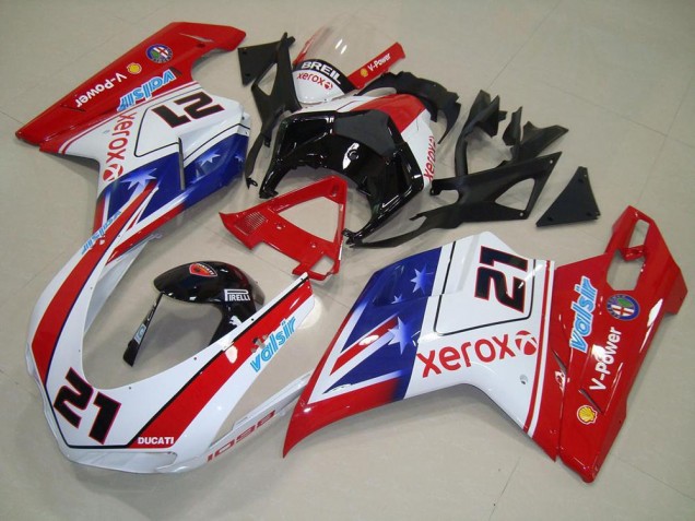 Carenado Moto Ducati 848 1098 1198 2007-2014 - Xerox 21 Carenado Moto Ducati 848 1098 1198 2007-2014 - Xerox 21